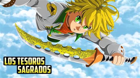 Ilustración de los siete Tesoros Sagrados de Nanatsu no Taizai