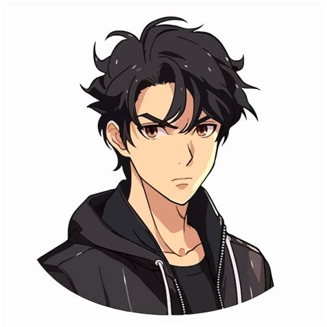 Ilustración de personajes masculinos en una relación romántica al estilo anime