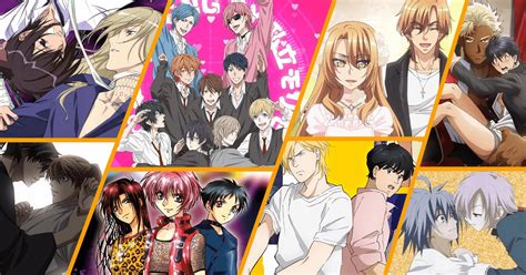 Collage de personajes populares de anime Yaoi