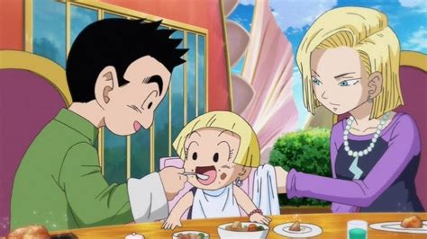 Android 18 con su hija Marron