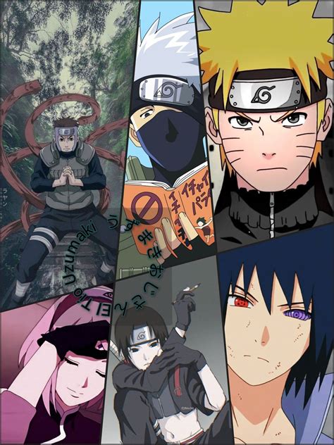 Ilustración de Kakashi Hatake como líder del Equipo 7
