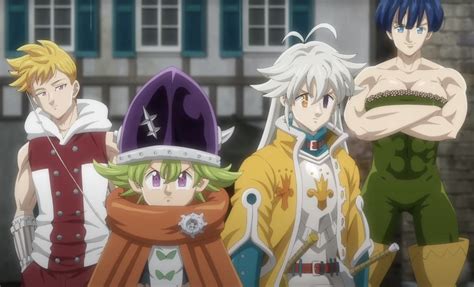 Portada del capítulo 12 de Nanatsu no Taizai: Los Cuatro Jinetes del Apocalipsis con Diane, Elizabeth, Hawk y Meliodas
