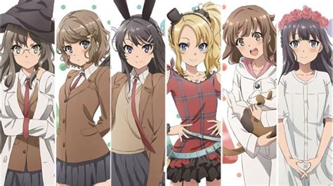 Personajes principales de Seishun Buta Yarō