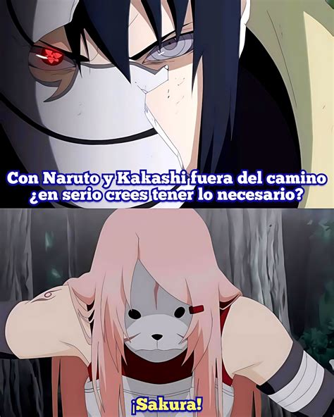Sakura en misión ANBU, rodeada de enemigos
