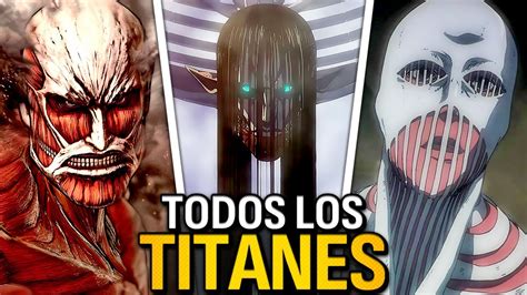 Titanes de Attack on Titan