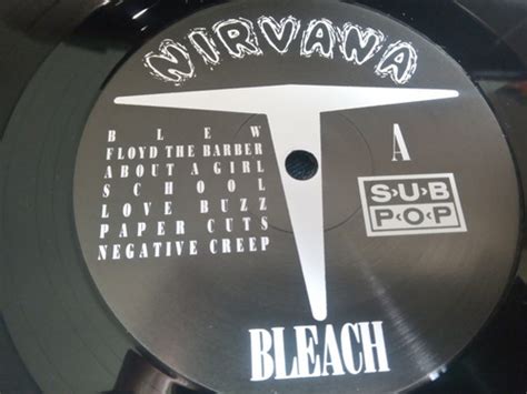 Imagen de vinilo nirvana bleach
