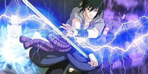 Sasuke Uchiha entrenando intensamente