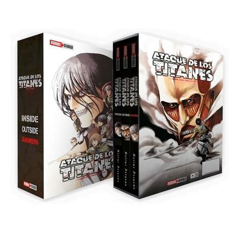Portadas de diferentes volúmenes y guías de Ataque a los Titanes