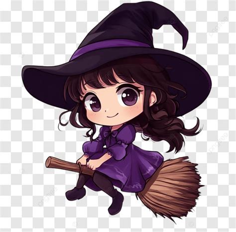 Ilustración de una brujita