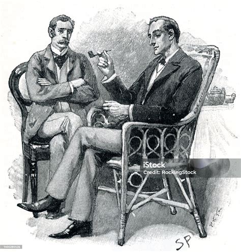 Ilustración de Sherlock Holmes y Lupin