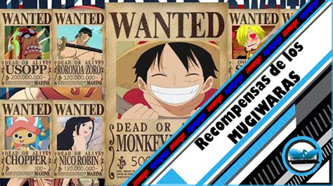 Tabla de recompensas de los Sombrero de Paja