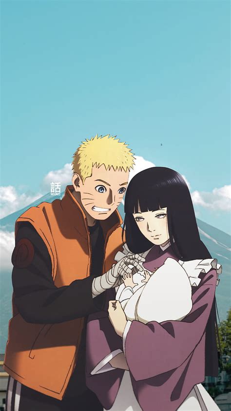 Hinata Hyuga admirando a Naruto Uzumaki
