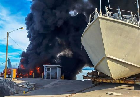 Incendio en la base de Shutenmaru