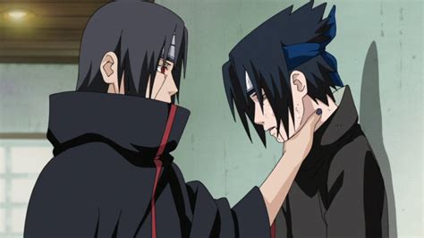 Itachi y Sasuke, mostrando su compleja relación.