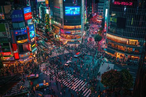 El caos urbano de Shibuya con luces de neón
