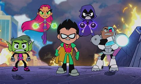 Personajes de Jóvenes Titanes en acción