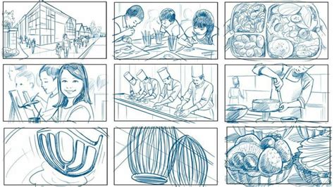 Ejemplo de storyboard de un anime