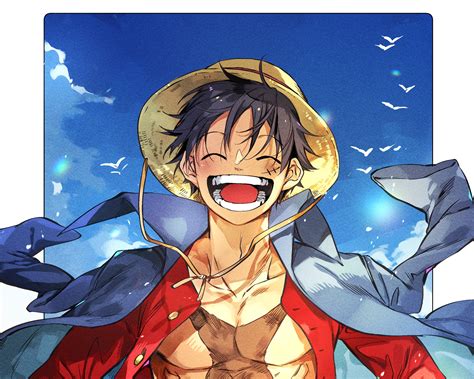 Imagen de Monkey D. Luffy celebrando