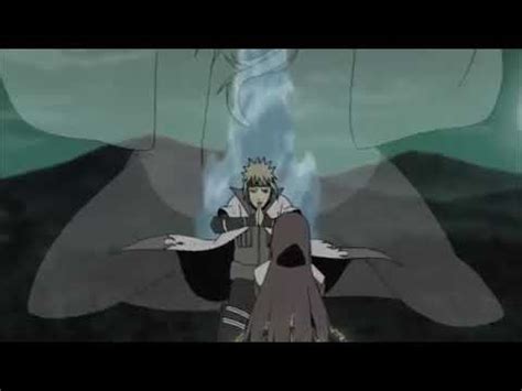 Minato enfrentándose al Kyūbi