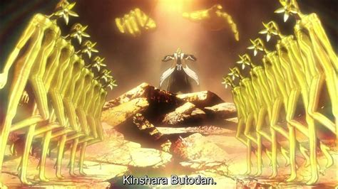 Rose utilizando su Bankai Kinshara Butōdan