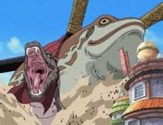 Jiraiya aplasta a las serpientes con Gamahiro