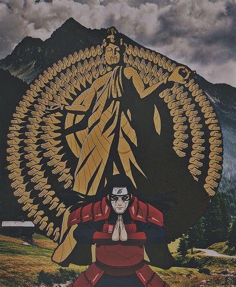 Hashirama Senju ofreciendo apoyo a un joven Naruto