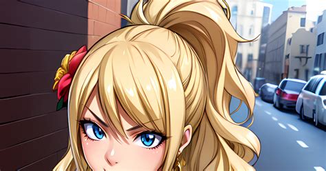 Retrato de Jenny Realight con su distintivo peinado y flor