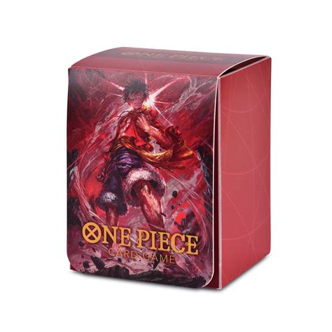 Caja de colección de One Piece Card Game con diseño de Monkey D. Luffy