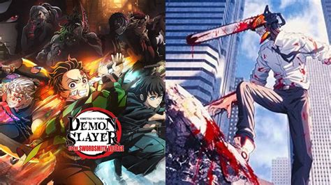 Comparativa visual de la animación de Demon Slayer y Chainsaw Man