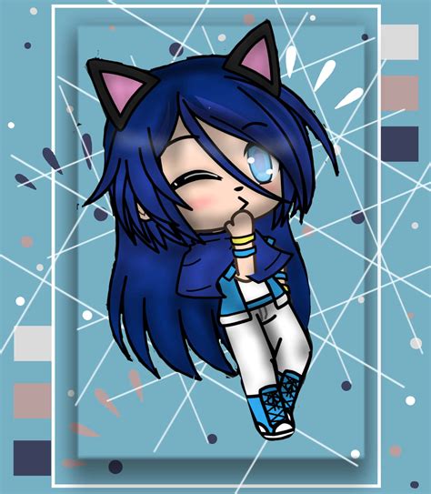 Ilustración de personajes de Gacha Life adaptando otras franquicias populares
