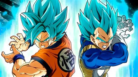 Comparativa de las transformaciones de Super Saiyajin Blue y Blue Evolution de Vegeta