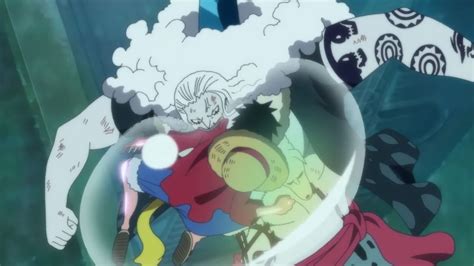Monkey D. Luffy enfrentando a Hody Jones