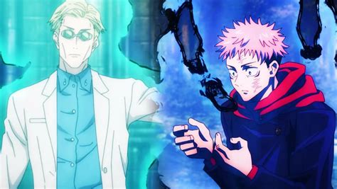 Vista aérea de Shibuya cubierta de energía maldita