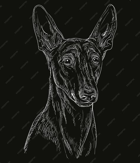 Ilustración de Ban enfrentando a un Sabueso Negro