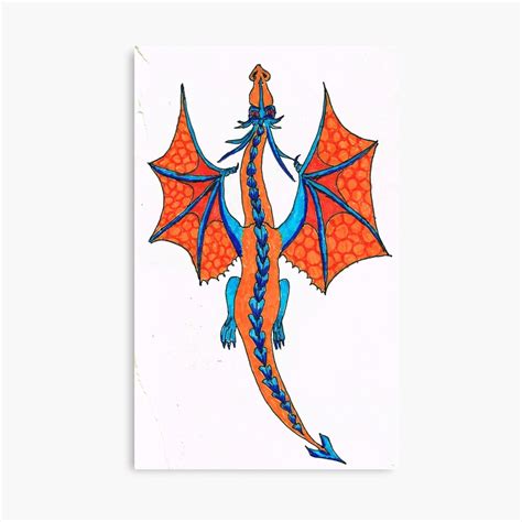 Mensajero dragón volando hacia el mar