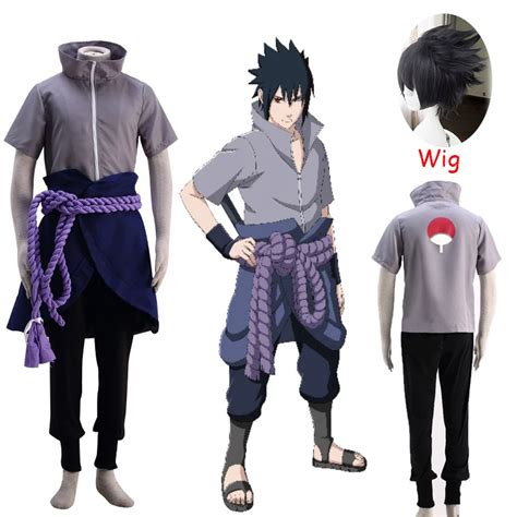 Ropa de Sasuke Uchiha en diferentes etapas