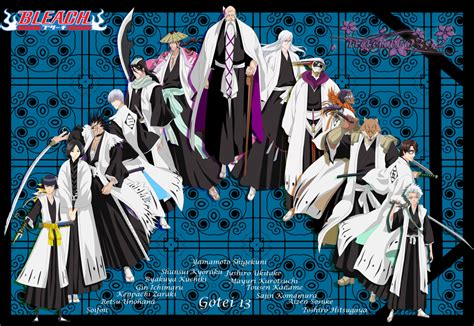 Organización de los 13 escuadrones de Shinigami en Bleach