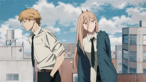 Arte promocional de Chainsaw Man con Denji y Power