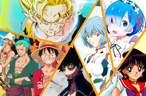 Logos de las series de anime más populares en las que Irwin Daayán ha participado