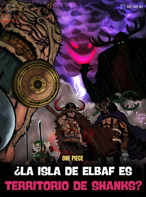 Vista de la isla de Elbaf con casas gigantes