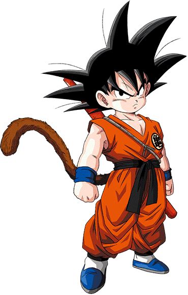 Goku niño buscando las Dragon Balls