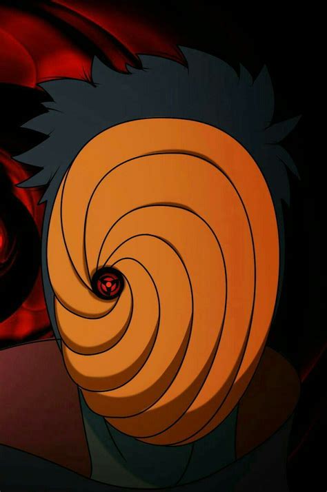 Máscara de Tobi con el Sharingan
