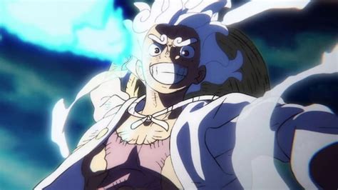 Escena del despertar del Gear 5 de Luffy