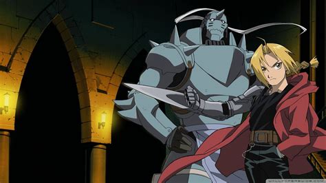 Ilustración de los hermanos Elric
