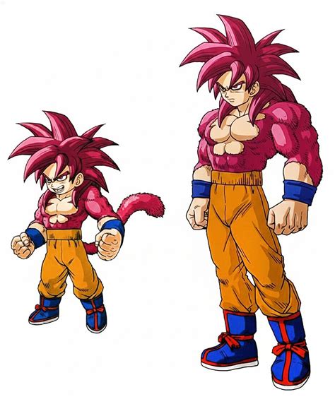 Comparativa del Super Saiyan 4 de GT y la versión de Toriyama