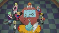 Luffy luchando en el arco de la Ambición de Z