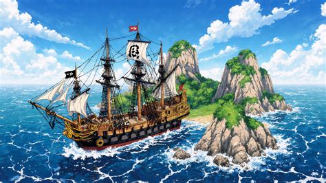 Barco pirata de One Piece
