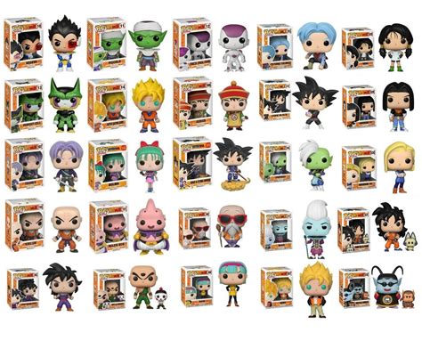 Caja de Funko Pop de Dragon Ball con sellos de autenticidad