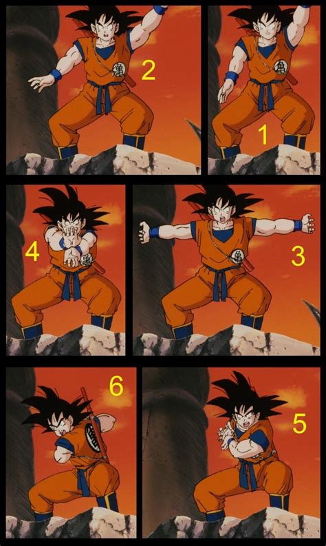 Ilustración de cómo hacer el Kamehameha