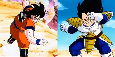 Goku y Vegeta en combate